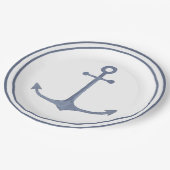 Blue Anchor Party Bord (Gekanteld)