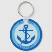 Blue Anchor Sailor Sleutelhanger (Voorkant)