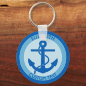 Blue Anchor Sailor Sleutelhanger (Voorkant)