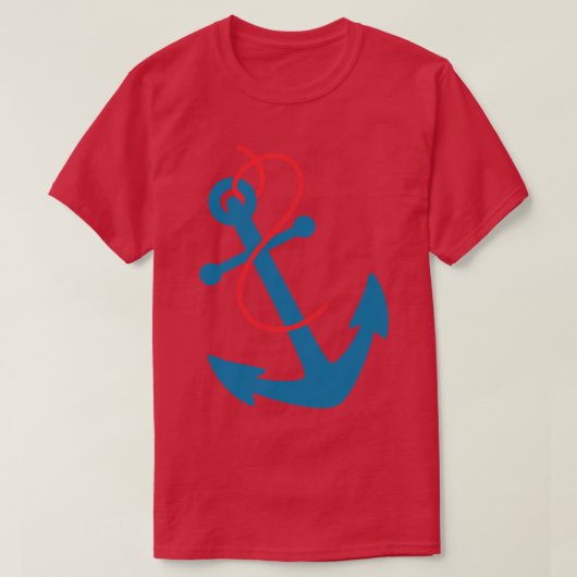 Blue Anchor T-shirt (Design voorkant)