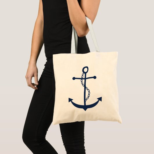 Blue Anchor Tote Bag (Voorkant (product))