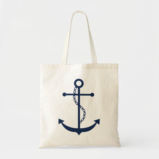 Blue Anchor Tote Bag (Voorkant)