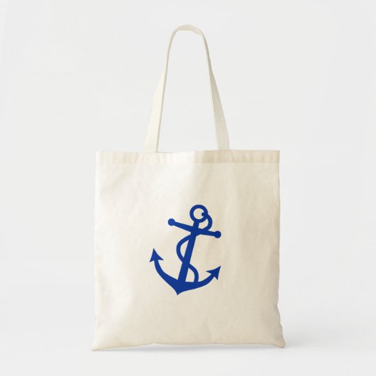 Blue Anchor Tote Bag (Voorkant)