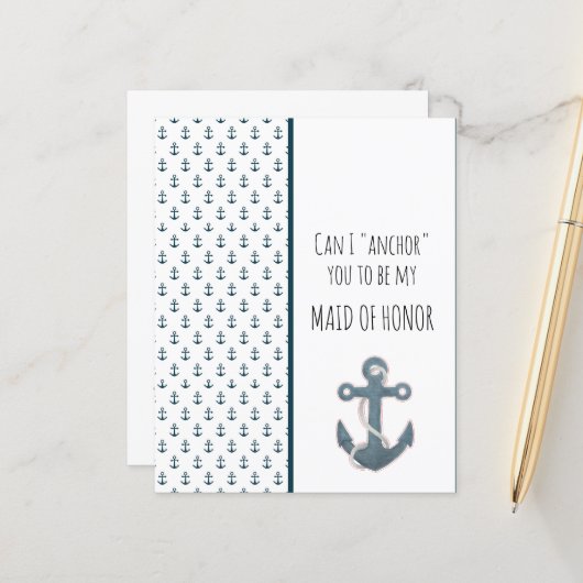 Blue Anchor zal je zijn mijn dienstmeisje (Voorkant / Achterkant in situ)