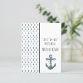 Blue Anchor zal je zijn mijn dienstmeisje (Staand voorkant)