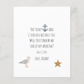 Blue Anchor zal je zijn mijn dienstmeisje (Achterkant)