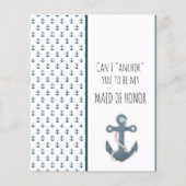 Blue Anchor zal je zijn mijn dienstmeisje (Voorkant)