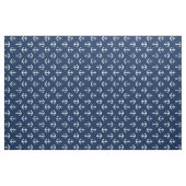 Blue Anchors Nautical Pattern Stof (Fat Quarter)