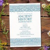 Blue Ancient history custom party Kaart