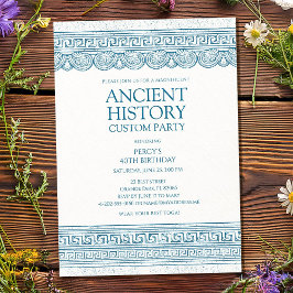 Blue Ancient history custom party Kaart