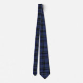 Blue and Black Clan Clark Pset Stropdas (Achterkant)