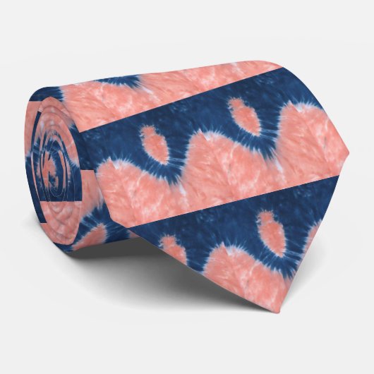 Blue and Earth Tone Arrow-Stropdas Stropdas (Opgerold)