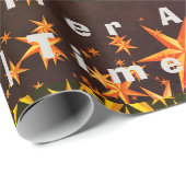 blue and gold elegant invitation cadeaupapier (Rol Hoek)