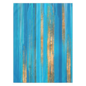 Blue and Gold lines Abstract N2 Tafelkleed (Voorkant)