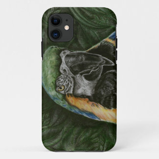Blue and Gold Macaw Iphone Case