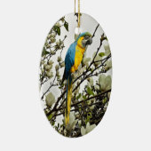 Blue and Gold Macaw Keramisch Ornament (Rechts)