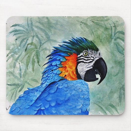 Blue and Gold Macaw Muismat (Voorkant)