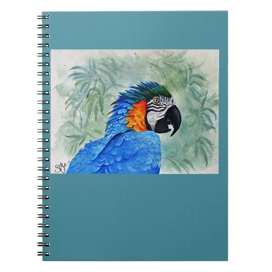 Blue and Gold Macaw Notitieboek (Voorkant)
