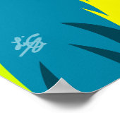 Blue and Gold Macaw Parrots Poster (Hoek)