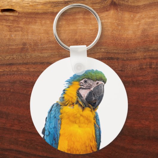 Blue and Gold Macaw Sleutelhanger (Voorkant)