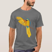 Blue and gold macaw t-shirt (Voorkant)