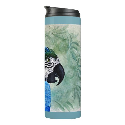 Blue and Gold Macaw Thermosbeker (Geroteerd rechts)
