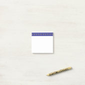 Blue and Gold Menorah Border Post-it® Notes (Op bureau)