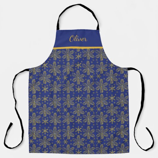 Blue and Gold Personalized Schort (Voorkant)