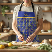 Blue and Gold Personalized Schort