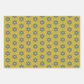 Blue and Gold Star van David Inpakpapier Vel (Voorkant 3)