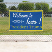 Blue and Gold Welkom in Iowa Mr. President! Spando Spandoek (Insitu)