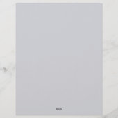 Blue and Gold with Blue Center Stationery Paper Briefhoofd (Achterkant)