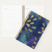 Blue and Gold with Motivational Quote Planner (Display)