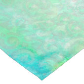 Blue and Green Abstract Art Table Runner Korte Tafelloper (Hoek)