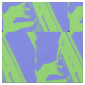 Blue and Green Court Reporting Steno Machine DIY Stof (Close Up)