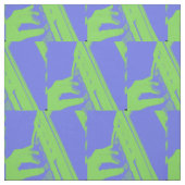 Blue and Green Court Reporting Steno Machine DIY Stof (Swatch)