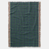 Blue and Green Farquharson Clan Scottish Pset Deken (Voorkant Verticaal)