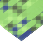 blue and green geometric pattern tafelkleed (Gekanteld)