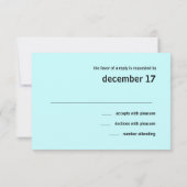 Blue and Green Modern Plays Response Kaart (Achterkant)