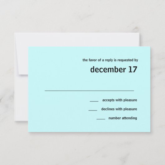 Blue and Green Modern Plays Response Kaart (Achterkant)