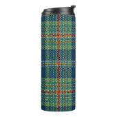 Blue and Green Scottish Tartan Plaid Thermosbeker (Gedraaid links)