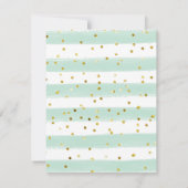 Blue and Mint Twin Ice Cream Uitnodiging (Achterkant)