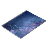Blue and Paars Galaxy Dream Journal Notitieboek (Linkerzijde)