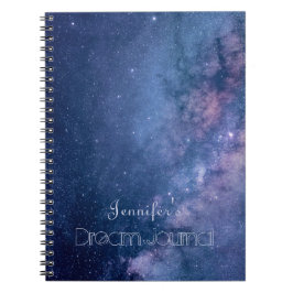 Blue and Paars Galaxy Dream Journal Notitieboek
