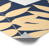 Blue and Pastel Family Reunion foto lijst Poster (Hoek)