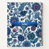 Blue and Pink Delight Notitieboek (Achterkant)