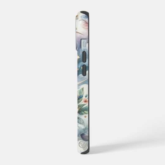 Blue and Pink Dream Catcher iPhone 15 Case (Linkerkant)