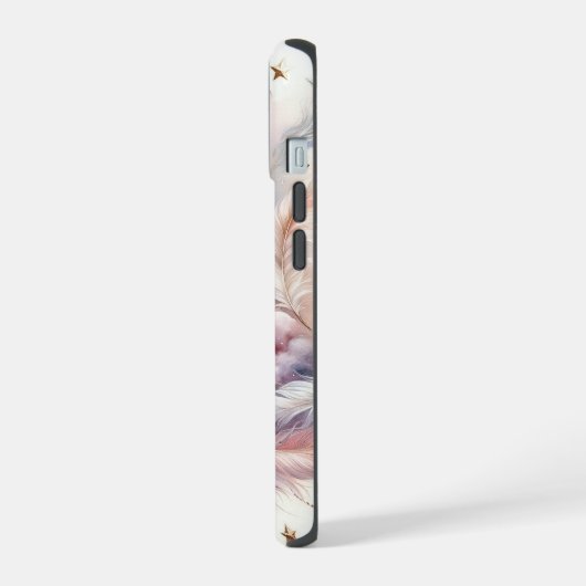 Blue and Pink Dream Catcher iPhone 15 Case (Linkerkant)