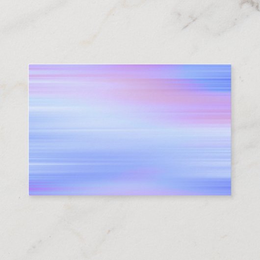 Blue and Pink Generic Rewards  Visitekaartje (Achterkant)