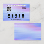 Blue and Pink Generic Rewards  Visitekaartje (Voorkant / Achterkant)